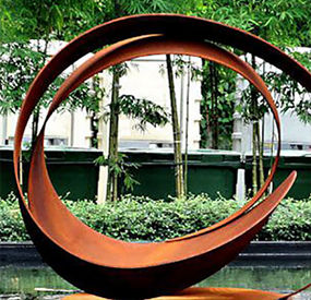 Garden Corten Steel Sculpture